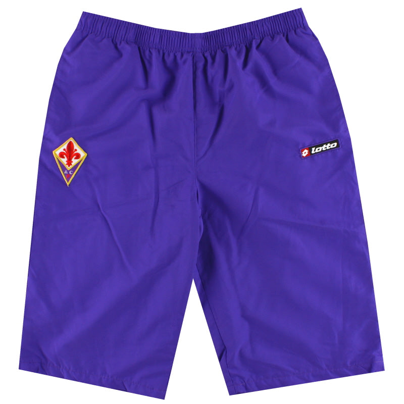 2011-12 Fiorentina Lotto Pantalones 3/4 *Como Nuevos* M