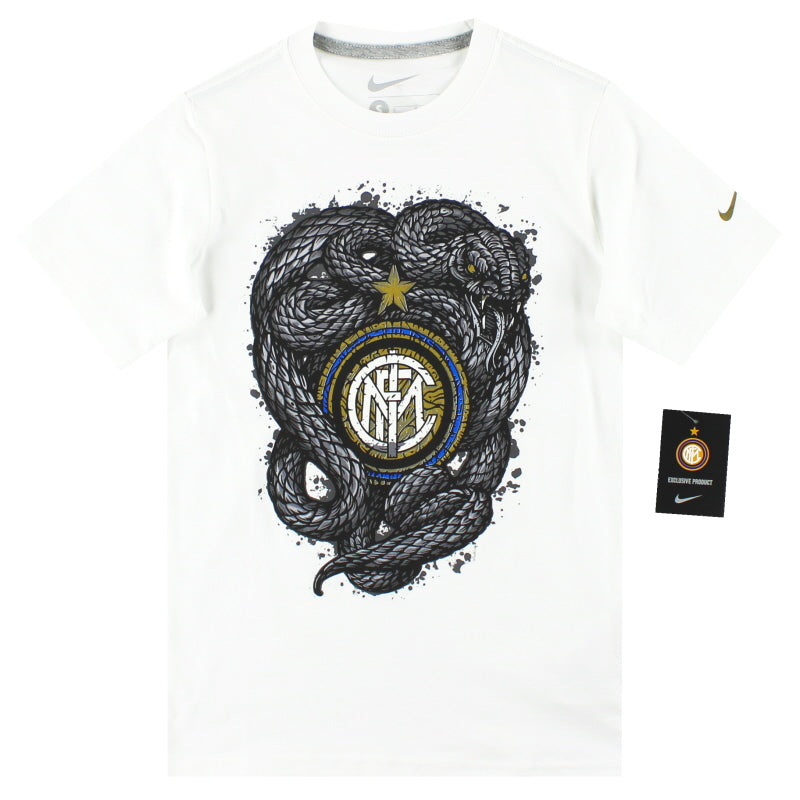 2011-12 Inter de Milán Camiseta Gráfica Nike *NUEVA EN CAJA* Niños Talla S