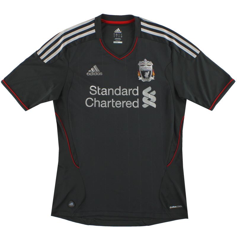 Camiseta de visitante adidas del Liverpool 2011-12 XXL