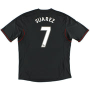 Camiseta de visitante del Liverpool adidas 2011-12 Suárez #7 XL