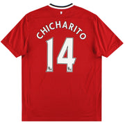 2011-12 Manchester United Nike Camiseta Local Chicharito #14 Talla S
