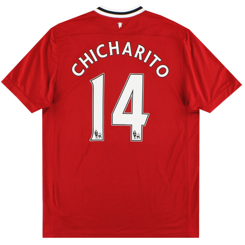2011-12 Manchester United Nike Camiseta Local Chicharito #14 Talla S