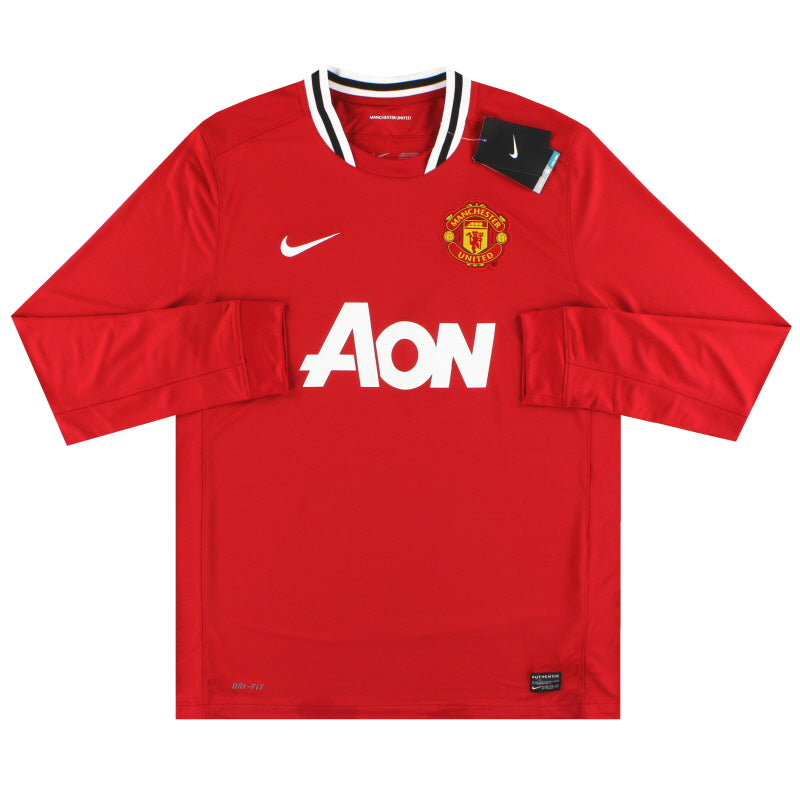 2011-12 Manchester United Nike Home Shirt *w/tags* L/S XXL