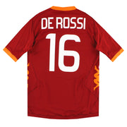 2011-12 Camiseta de Local Roma Kappa De Rossi #16 *con etiquetas* XL