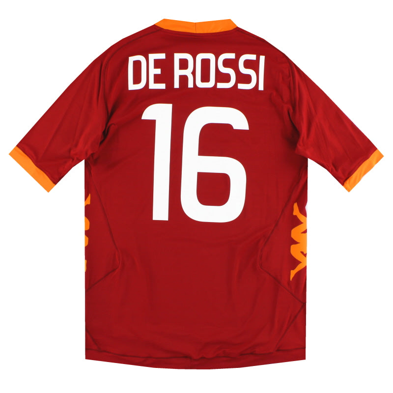 Camiseta de la Roma Kappa Local 2011-12 De Rossi #16 *con etiquetas* XL