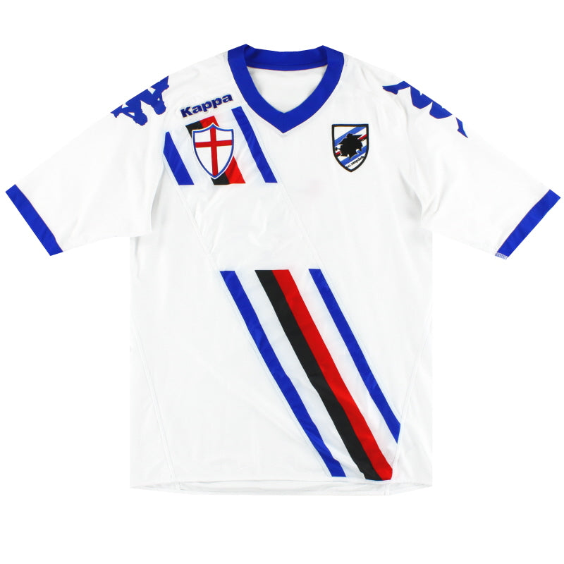 Camiseta Visitante Sampdoria Kappa 2011-12 XL