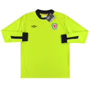 Camiseta de portero Umbro de Gales 2011-12 *con etiquetas* M