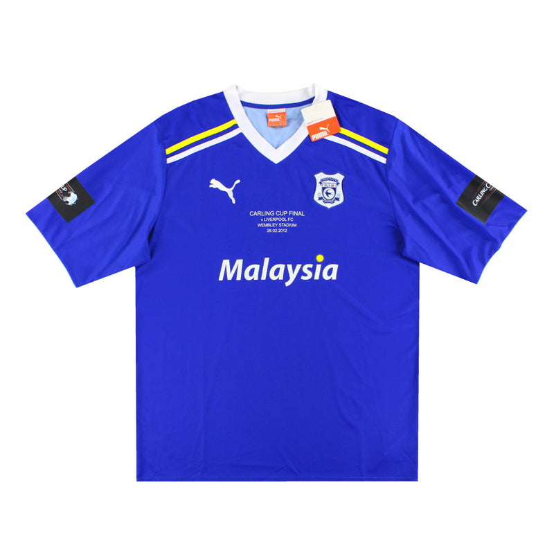 2011-12 Cardiff City Puma 'Carling Cup Final' Home Shirt *w/tags* XL