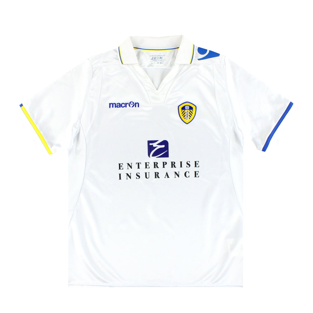 2011-12 Leeds Macron Home Shirt XL.Boys