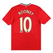 Camiseta Nike de local del Manchester United 2011-12 Rooney #10 L