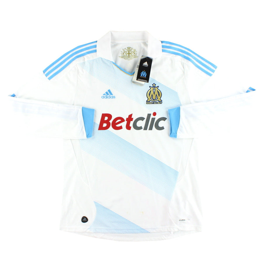 Camiseta local adidas Olympique de Marsella 2011-12 Manga Larga *con etiquetas*