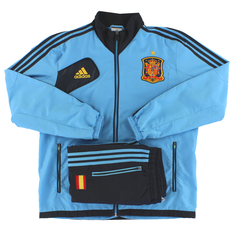 2011-12 Spain adidas Presentation Tracksuit *Mint* L