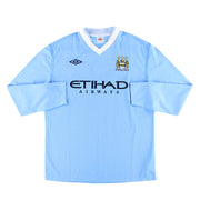 2011-12 Manchester City Umbro Camiseta de local manga larga XL
