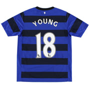 Camiseta de visitante Nike del Manchester United 2011-13 Young #18 XL
