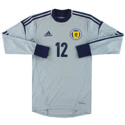 2011-13 Escocia adidas Camiseta de Portero (Versión Jugador) #12 *Como Nueva* S