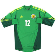 Camiseta de portero Adidas Issue 2011-13 Escocia #12 M