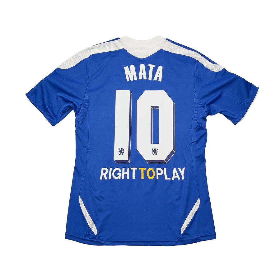 Camiseta de casa 2011/12 del Chelsea Mata #10 C/L (Talla S) Adidas