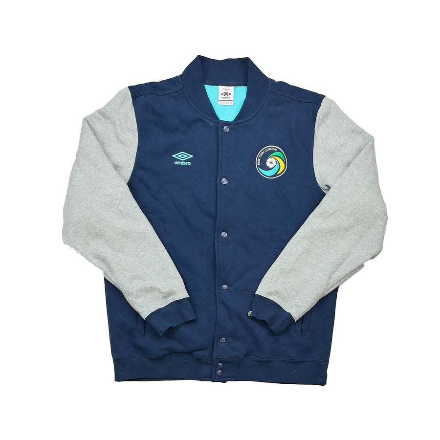 2011/12 New York Cosmos *BNWOT* Chaqueta de béisbol de forro polar (XL) Umbro