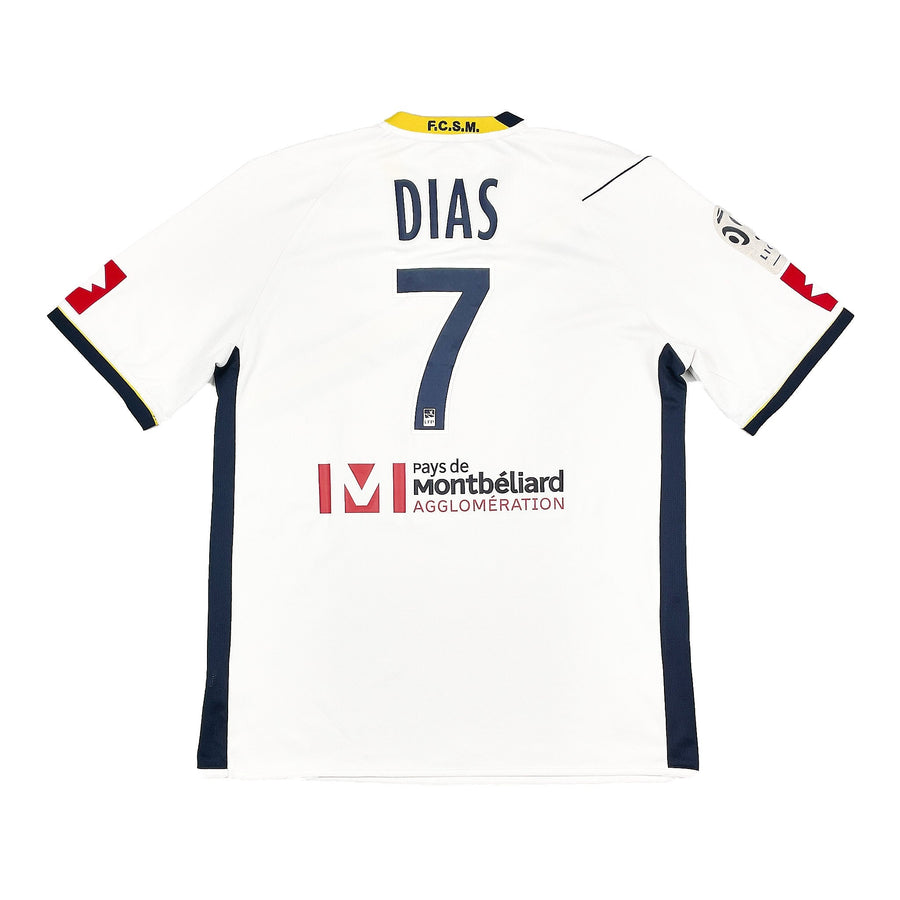 Camiseta de visitante Lotto de manga larga del Sochaux de 2011/12, Dias #7, talla XL, *usada en partido*