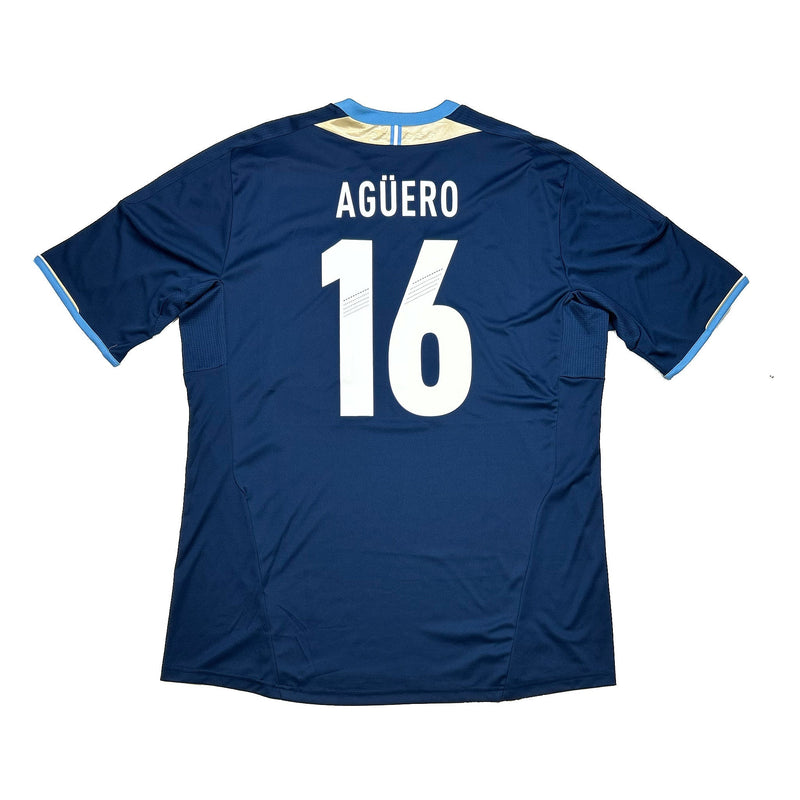 2011/13 Argentina Aguero #16 Away Shirt (XL) Adidas
