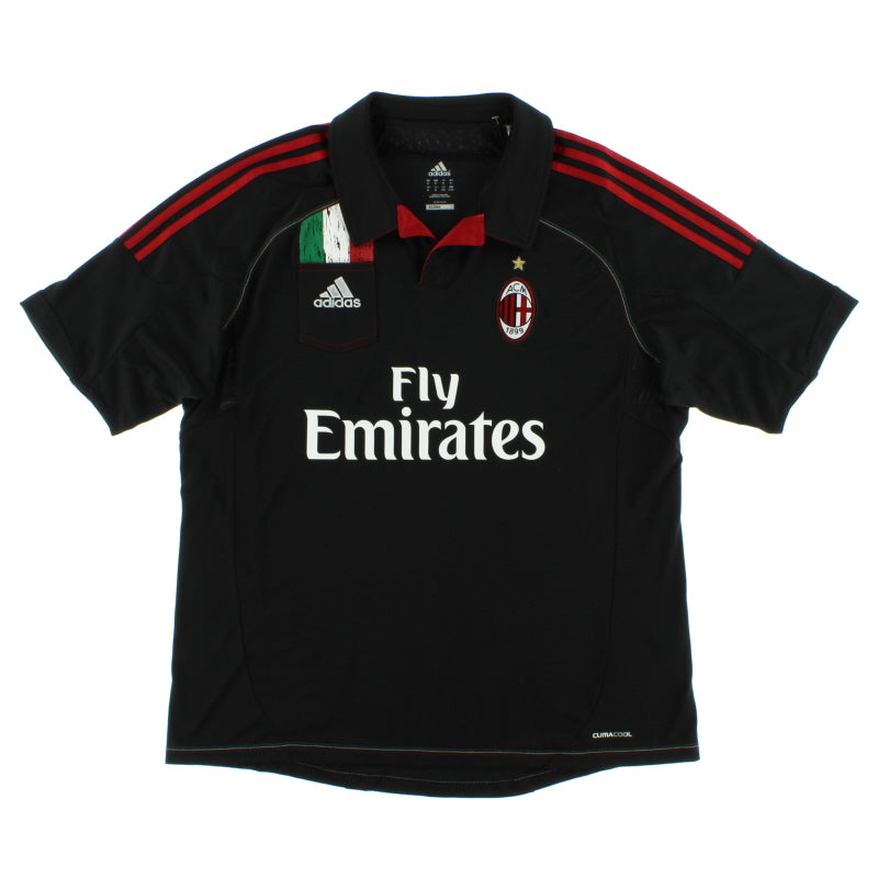 Camiseta adidas Tercera Equipación AC Milan 2012-13 Talla XL