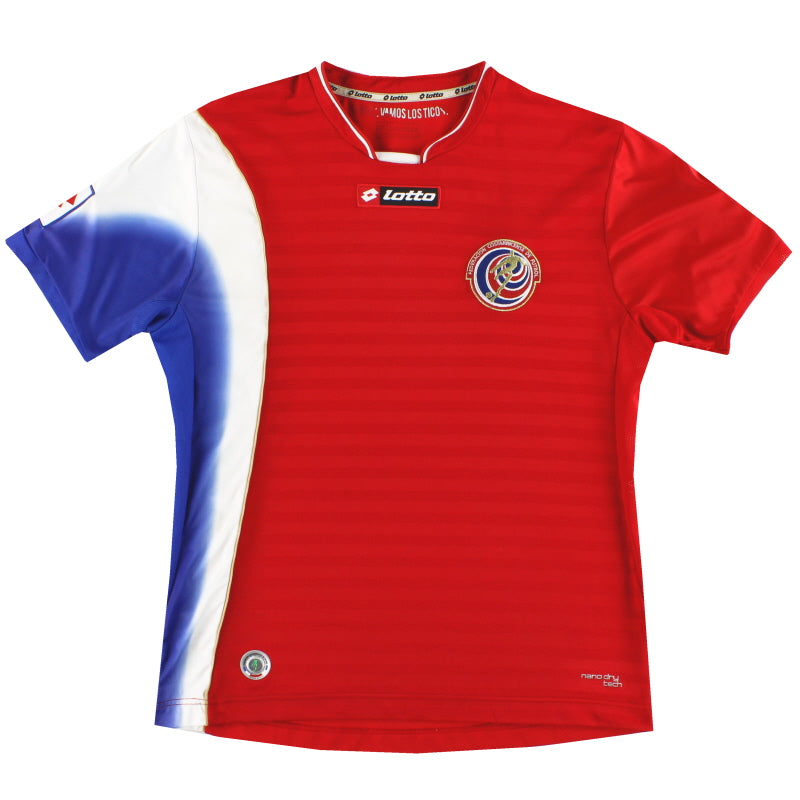 2012-13 Costa Rica Lotto Camiseta Titular Talla S