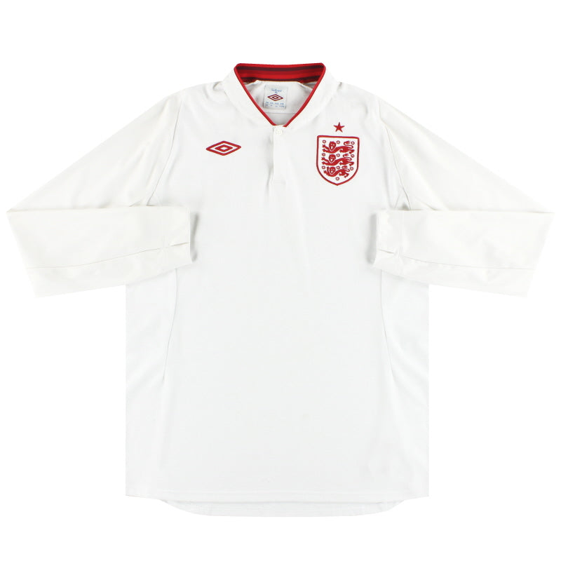 Camiseta local Umbro Inglaterra 2012-13 manga larga XL