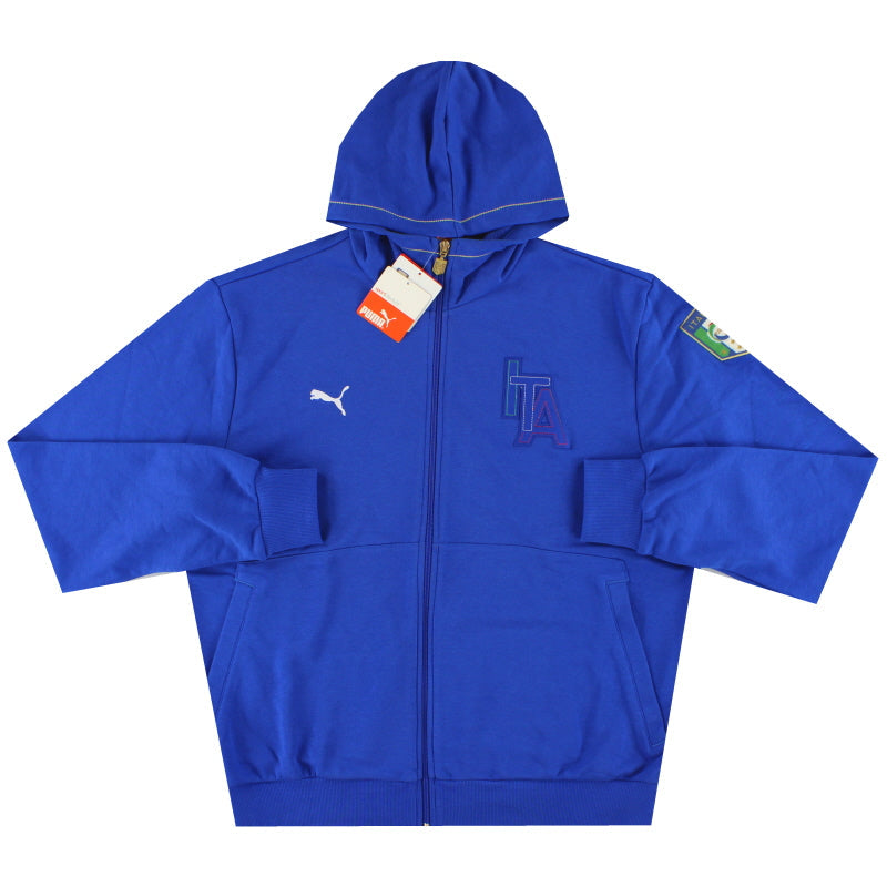 Sudadera con capucha y cremallera completa Puma de Italia 2012-13 *NUEVO EN CAJA* XL