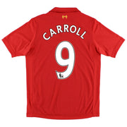 Camiseta Warrior de local del Liverpool 2012-13 Carroll #9 Talla S