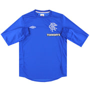 2012-13 Rangers Umbro Camiseta Local Manga Larga XL