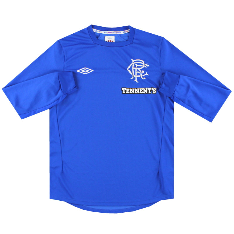 2012-13 Rangers Umbro Camiseta Local Manga Larga XL