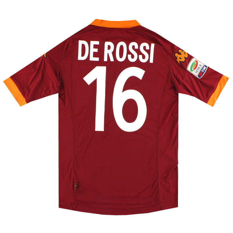 2012-13 Roma Camiseta Local De Rossi #16 *con etiquetas* XL
