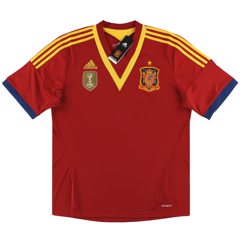 Camiseta de la primera equipación adidas España 2012-13 *con etiquetas* S