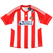 Camiseta de local del Sunderland de adidas 2012-13 *con etiquetas* XXL