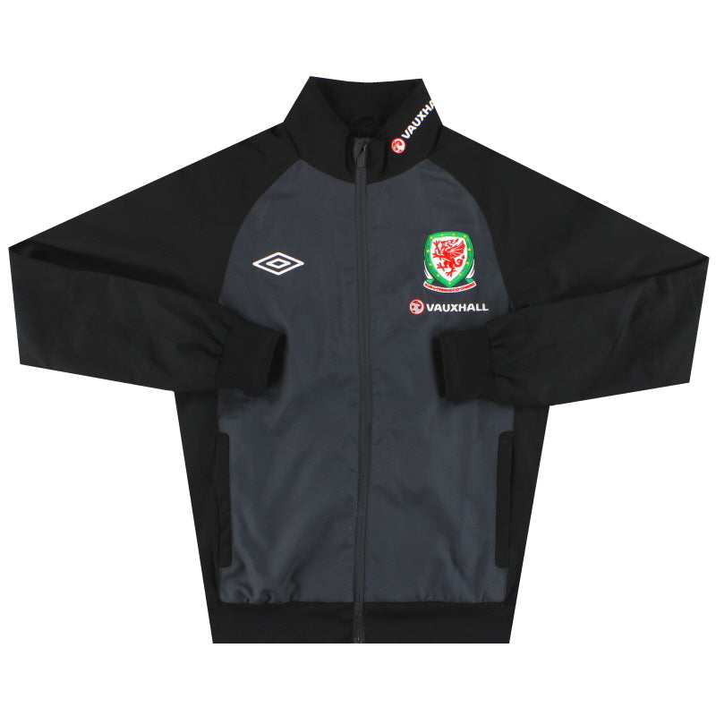 Chaqueta de entrenamiento Umbro de Gales 2012-13 con cremallera completa, talla S