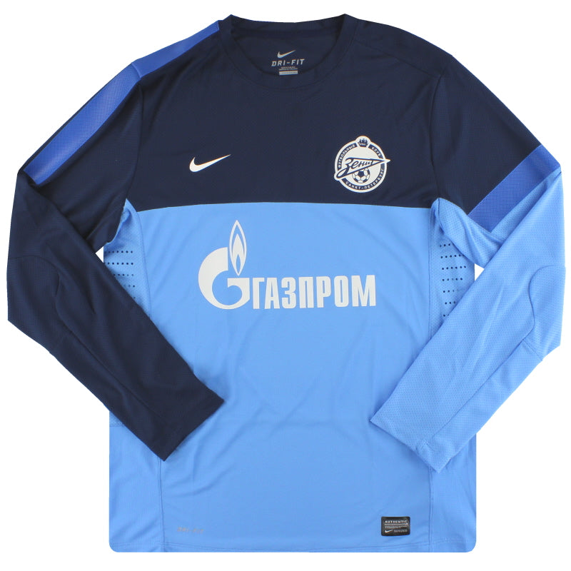 Sudadera de entrenamiento Nike para jugador Zenit St. Petersburg 2012-13 Talla XL