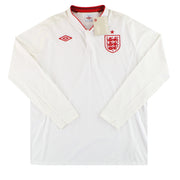 2012-13 Camiseta Umbro de la Selección de Inglaterra Local Manga Larga *con etiquetas* XL