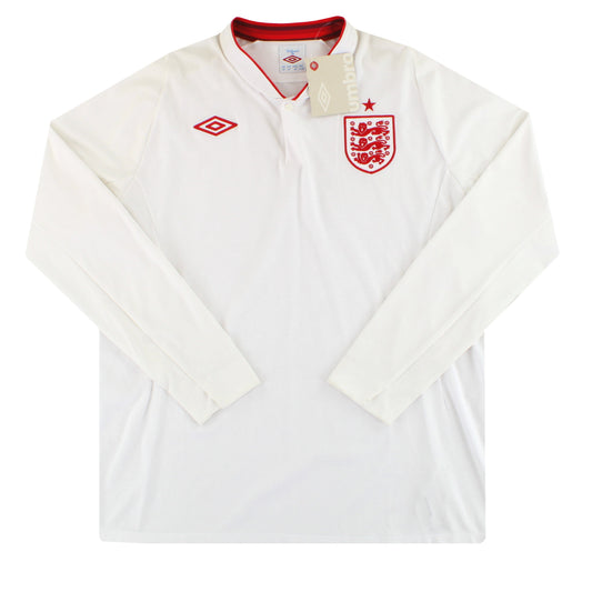 Camiseta local Umbro Inglaterra 2012-13 manga larga XL