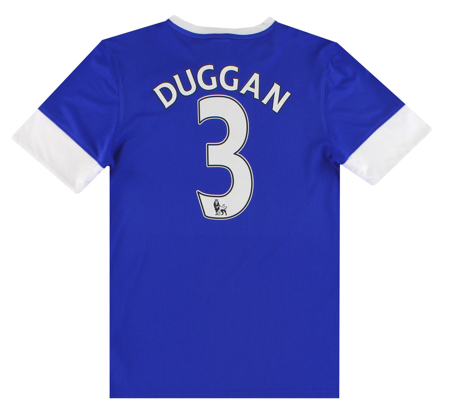 2012-13 Everton Nike Home Shirt Duggan #3 S