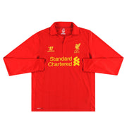 2012-13 Camiseta Liverpool Warrior Local Manga Larga XL.Niños