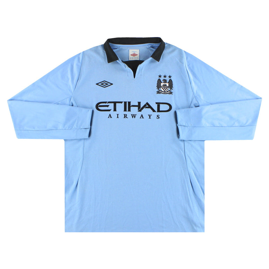 2012-13 Camiseta de local manga larga Umbro del Manchester City XL