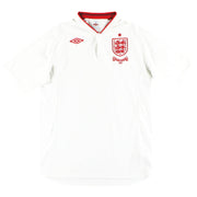 Camiseta de la selección inglesa de Umbro para casa 2012 'Polonia/Ucrania' - Talla XXL