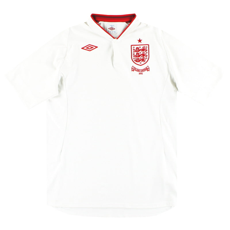 Camiseta de la selección inglesa de Umbro para casa 2012 'Polonia/Ucrania' - Talla XXL