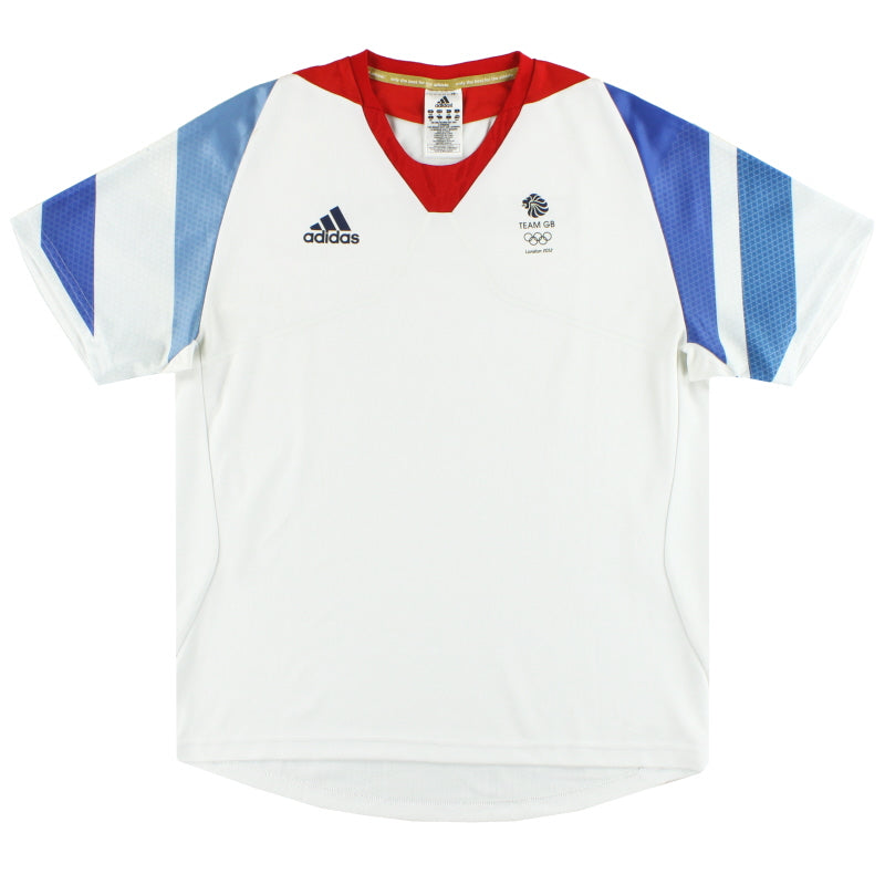 Camiseta de entrenamiento Adidas de los Juegos Olímpicos de 2012 del equipo GB (emitida para el jugador) M