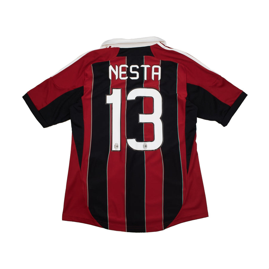 Camiseta de local 2012/13 AC Milan Nesta #13 (M) Adidas