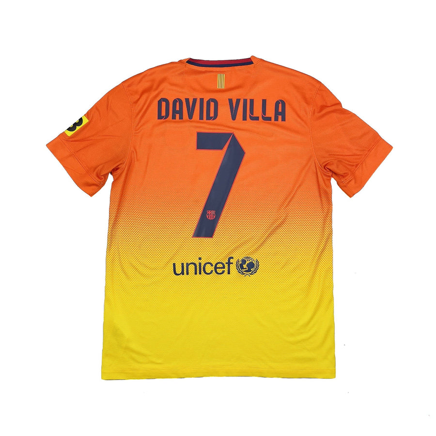 2012/13 Barcelona David Villa #7 Camiseta Visitante (M) Nike