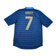 Camiseta de la primera equipación de Francia 2012/13 Ribery #7 (M) Nike