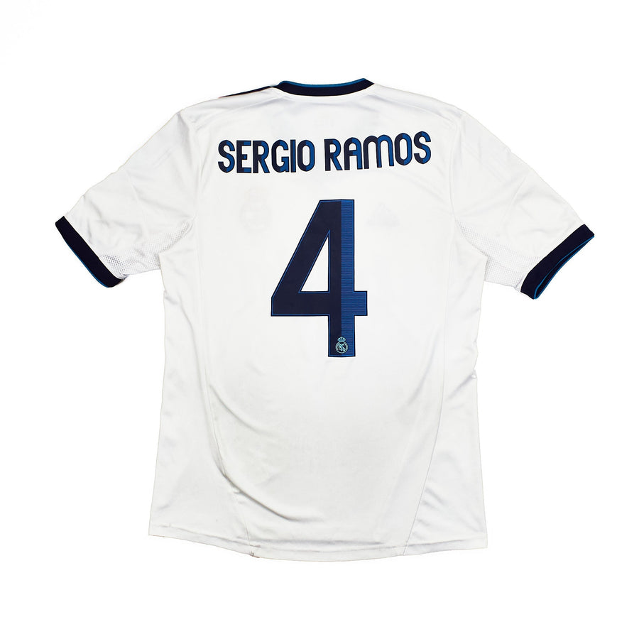 Camiseta de local 2012/13 del Real Madrid Sergio Ramos #4 (M) Adidas