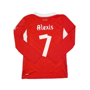 Camiseta de Local Manga Larga del Chile 2012/14 de Alexis #7 *Versión Jugador* (M) Puma