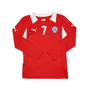 Camiseta de Local Manga Larga del Chile 2012/14 de Alexis #7 *Versión Jugador* (M) Puma